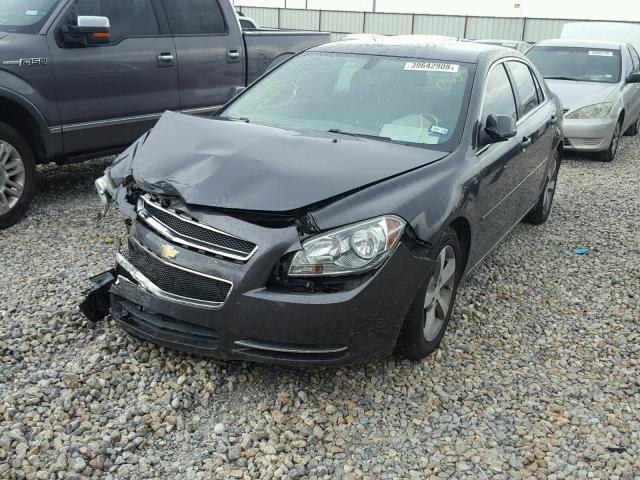 1G1ZC5E13BF102396 - 2011 CHEVROLET MALIBU 1LT შავი ფოტო 2