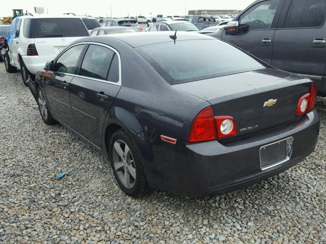 1G1ZC5E13BF102396 - 2011 CHEVROLET MALIBU 1LT შავი ფოტო 3