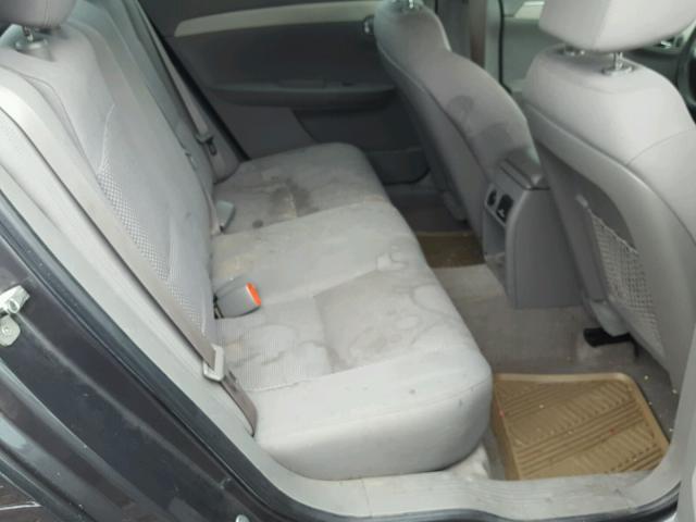 1G1ZC5E13BF102396 - 2011 CHEVROLET MALIBU 1LT შავი ფოტო 6