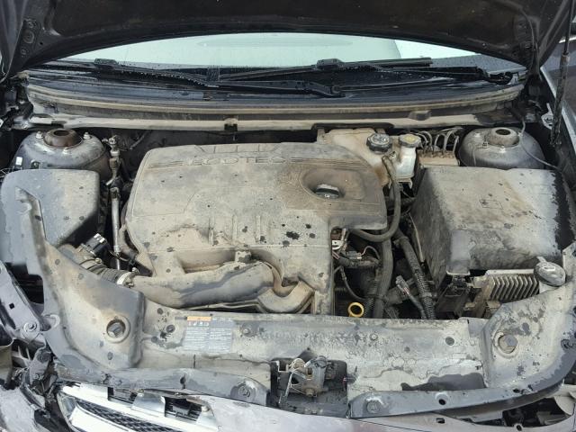 1G1ZC5E13BF102396 - 2011 CHEVROLET MALIBU 1LT შავი ფოტო 7
