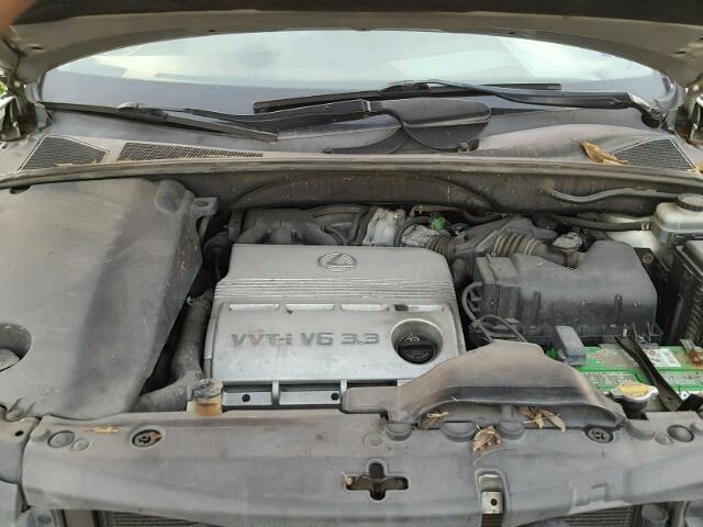 JTJGA31U440028031 - 2004 LEXUS RX 330 SILVER photo 7