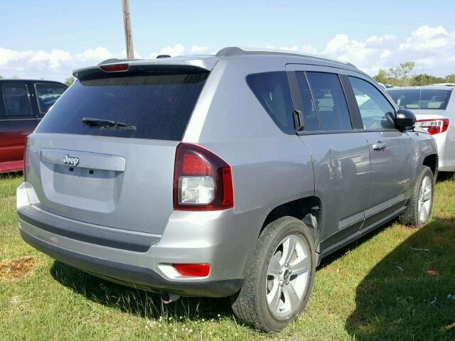 1C4NJCBA9GD567580 - 2016 JEEP COMPASS SP SILVER photo 4