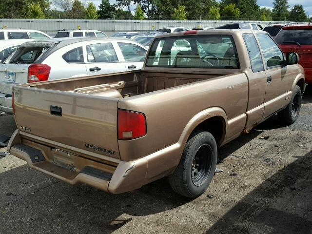 1GCCS19X2VK177061 - 1997 CHEVROLET S TRUCK BROWN photo 4