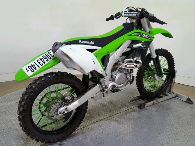 JKAKXGHC9GA000783 - 2016 KAWASAKI KX450 F GREEN photo 8