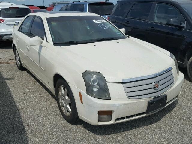 1G6DM57T960170582 - 2006 CADILLAC CTS WHITE photo 1