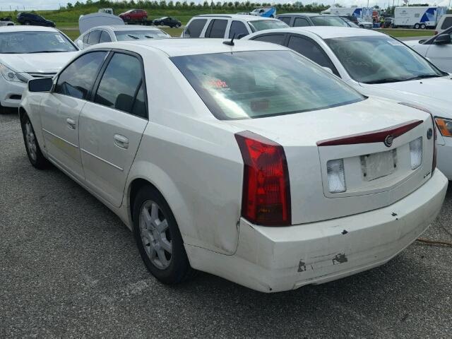 1G6DM57T960170582 - 2006 CADILLAC CTS WHITE photo 3