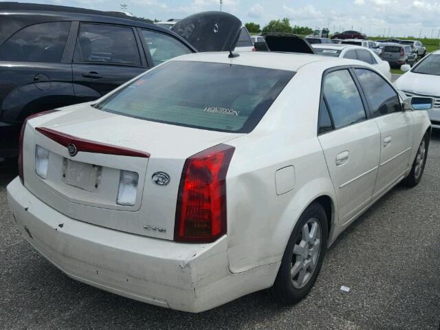 1G6DM57T960170582 - 2006 CADILLAC CTS WHITE photo 4