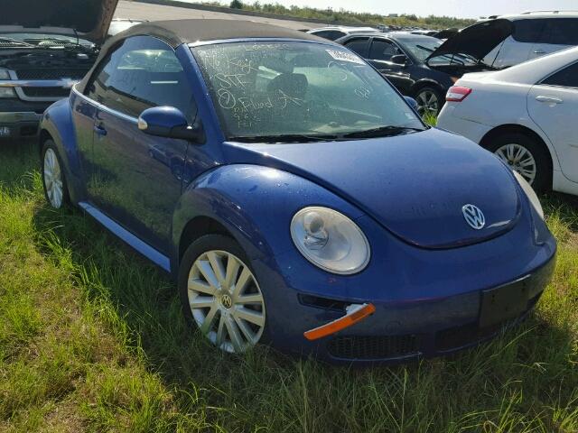3VWRF31Y88M414421 - 2008 VOLKSWAGEN NEW BEETLE 蓝色 照片 1