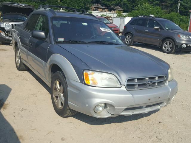 4S4BT62C747100244 - 2004 SUBARU BAJA SPORT SILVER photo 1