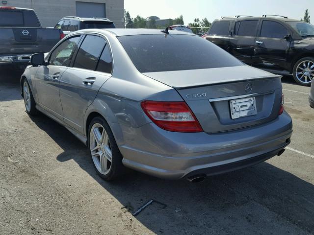 WDDGF56X38F146468 - 2008 MERCEDES-BENZ C 350 SILVER photo 3