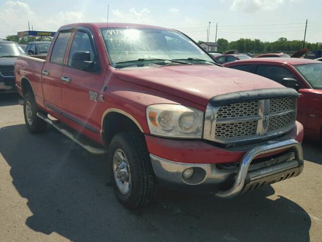 1D7KS28C87J525606 - 2007 DODGE RAM 2500 S RED photo 1