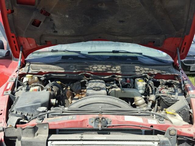 1D7KS28C87J525606 - 2007 DODGE RAM 2500 S Qırmızı foto 7