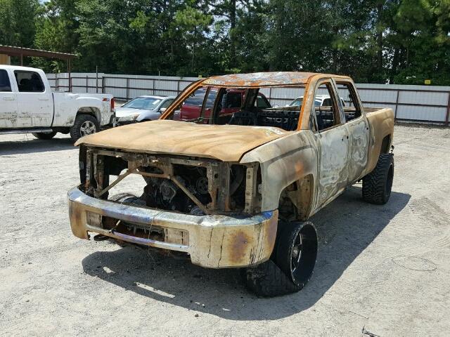 1GC1KVE85FF151934 - 2015 CHEVROLET SILVERADO BURN photo 2