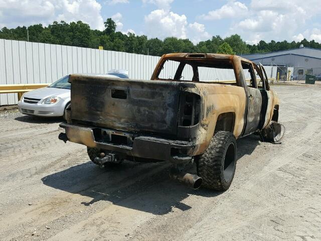 1GC1KVE85FF151934 - 2015 CHEVROLET SILVERADO BURN photo 4