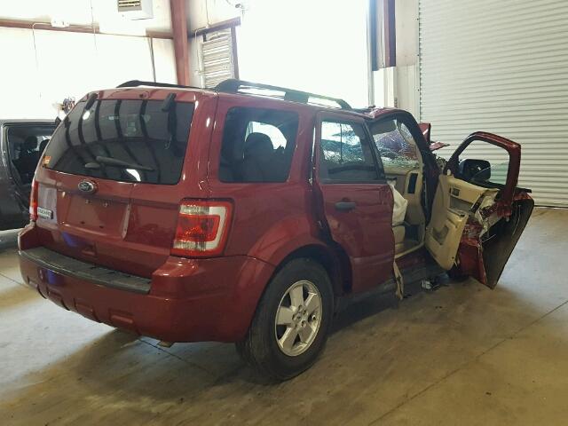 1FMCU0D73CKB09470 - 2012 FORD ESCAPE XLT MAROON photo 4