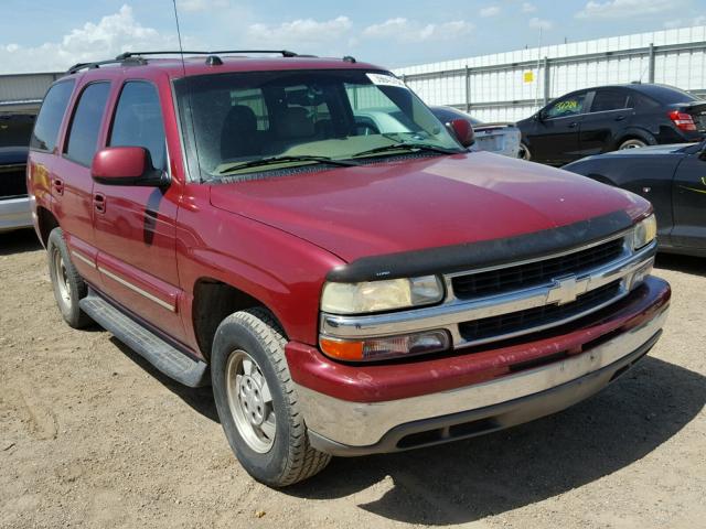 1GNEC13Z64R129589 - 2004 CHEVROLET TAHOE C150 RED photo 1