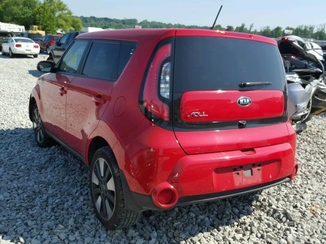 KNDJX3A55F7750280 - 2015 KIA SOUL ! RED photo 3