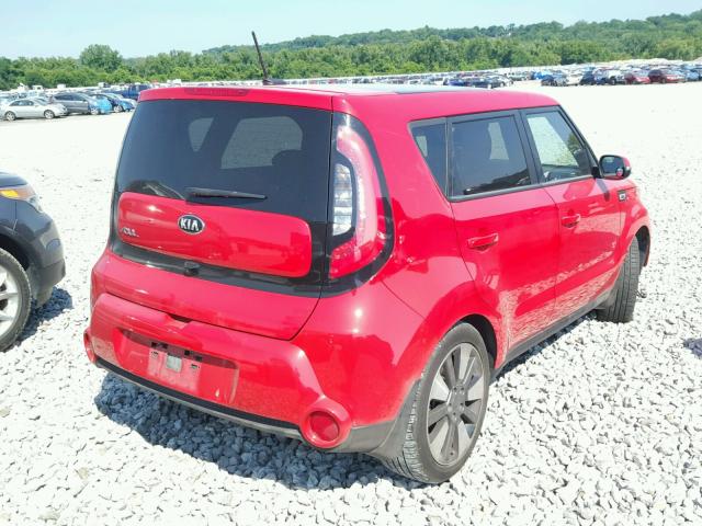 KNDJX3A55F7750280 - 2015 KIA SOUL ! RED photo 4