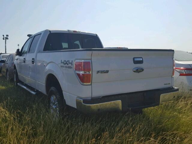 1FTFW1EF1CFB55170 - 2012 FORD F150 WHITE photo 3