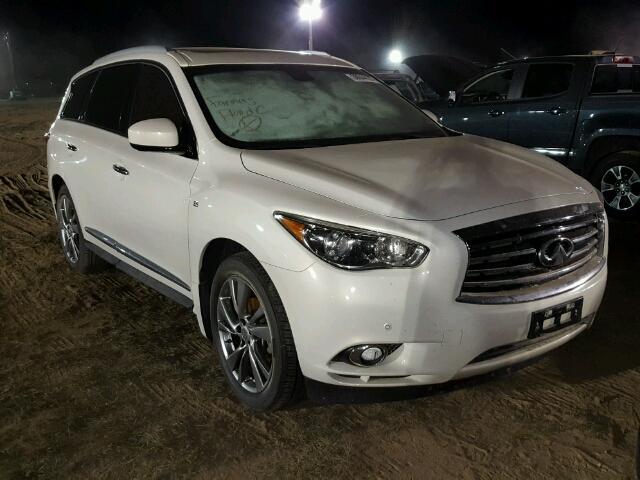 5N1AL0MN5EC553701 - 2014 INFINITI QX60 WHITE photo 1