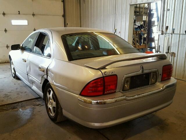 1LNHM87A8YY751280 - 2000 LINCOLN LS ვერცხლისფერი ფოტო 3