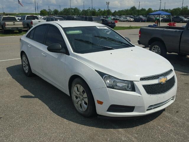 1G1PA5SHXD7134614 - 2013 CHEVROLET CRUZE LS WHITE photo 1