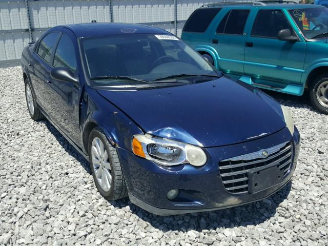 1C3EL36R25N666134 - 2005 CHRYSLER SEBRING SP BLUE photo 1