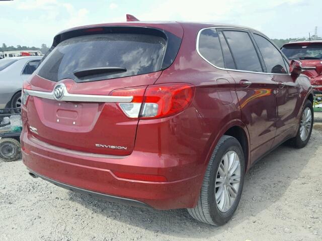 LRBFXASA4HD003486 - 2017 BUICK ENVISION P MAROON photo 4