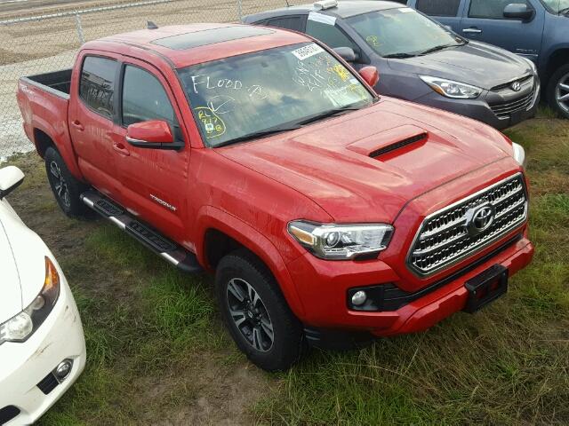 5TFAZ5CN6GX005008 - 2016 TOYOTA TACOMA DOU RED photo 1