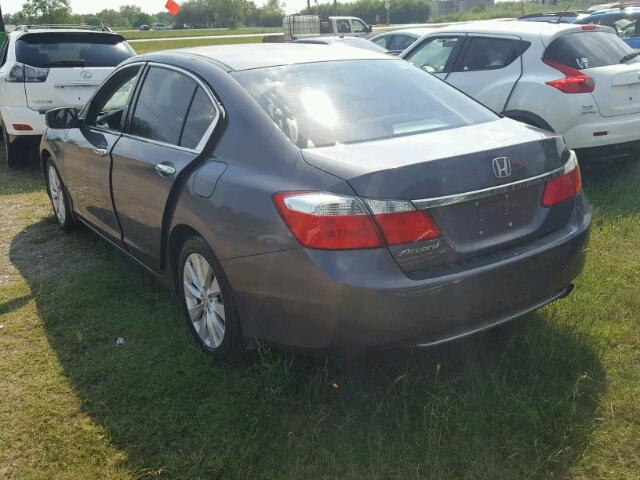 1HGCR2F71FA126228 - 2015 HONDA ACCORD GRAY photo 3