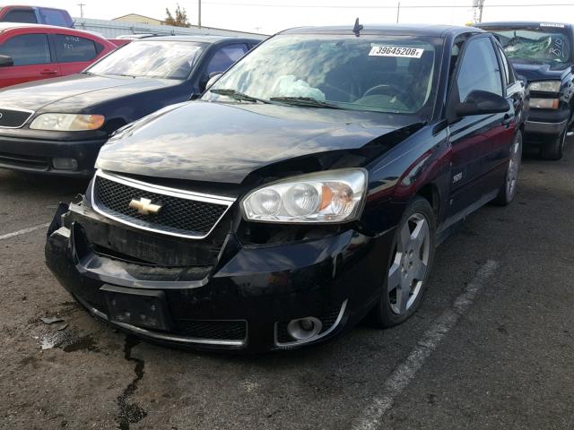 1G1ZW57117F108502 - 2007 CHEVROLET MALIBU SS BLACK photo 2