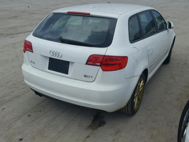 WAUHF98P89A050088 - 2009 AUDI A3 2.0T WHITE photo 4