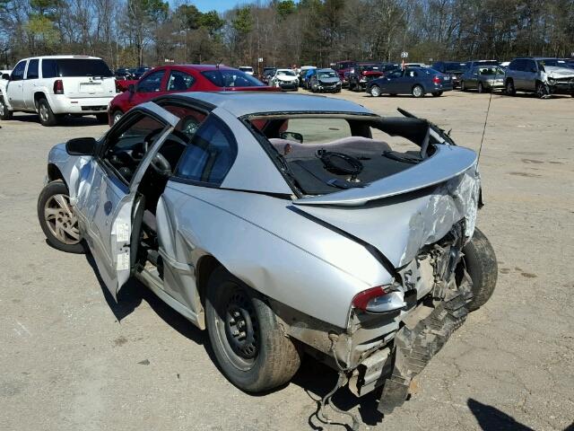 1G2JB124227370188 - 2002 PONTIAC SUNFIRE SE SILVER photo 3