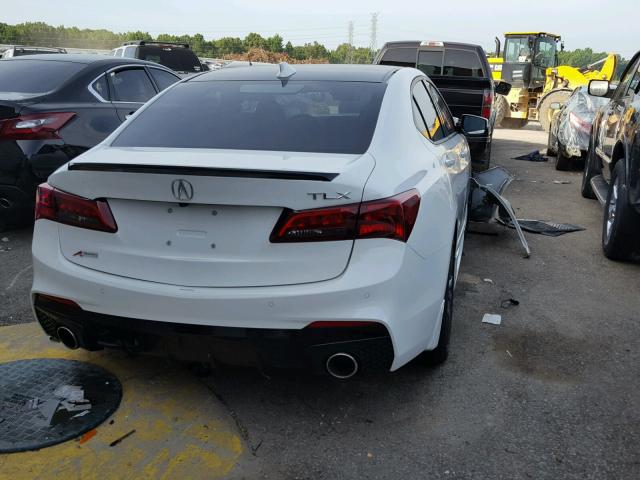 19UUB2F65JA008093 - 2018 ACURA TLX TECH+A WHITE photo 4
