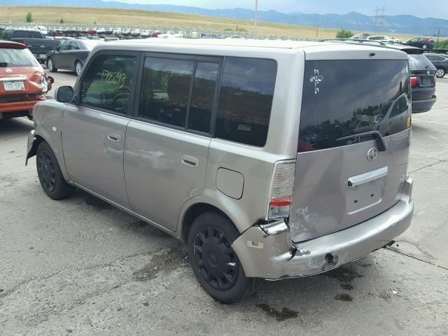 JTLKT324664067385 - 2006 TOYOTA SCION XB Boz foto 3