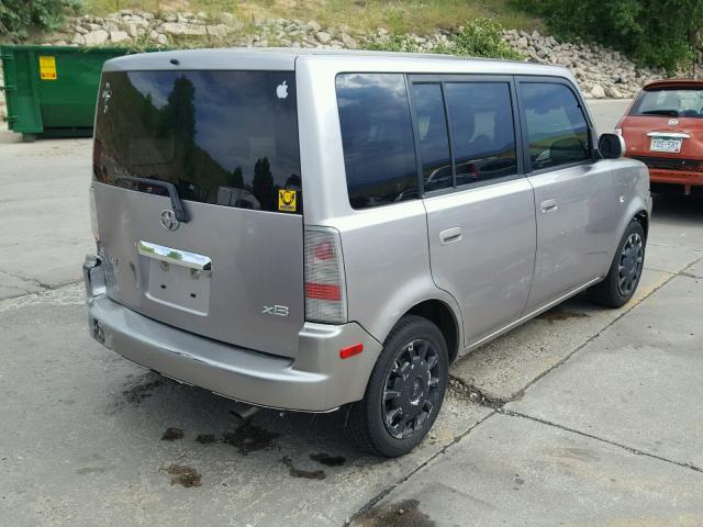 JTLKT324664067385 - 2006 TOYOTA SCION XB Boz foto 4