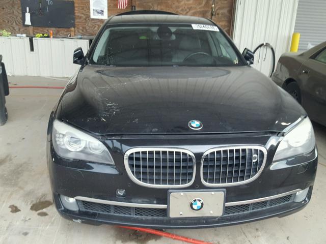 WBAKC8C56BC432421 - 2011 BMW 750LI BLACK photo 9