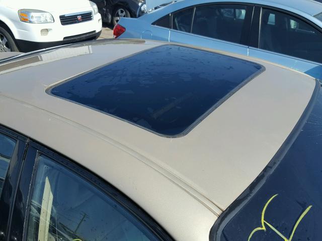 1G2WP52K23F133219 - 2003 PONTIAC GRAND PRIX GOLD photo 9