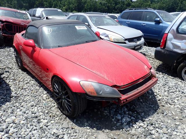 JHMAP1148YT001526 - 2000 HONDA S2000 RED photo 1