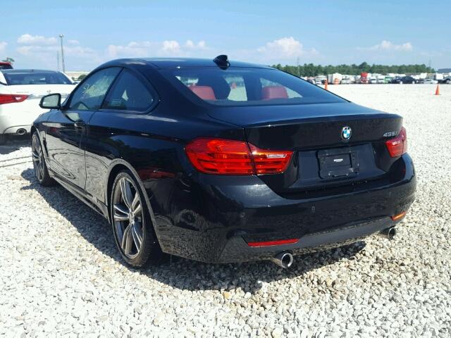 WBA3R1C58EK190610 - 2014 BMW 435 I BLACK photo 3