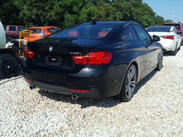 WBA3R1C58EK190610 - 2014 BMW 435 I BLACK photo 4