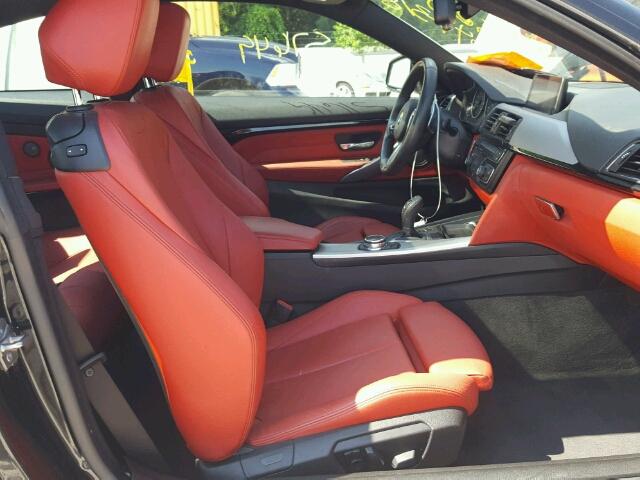 WBA3R1C58EK190610 - 2014 BMW 435 I BLACK photo 5