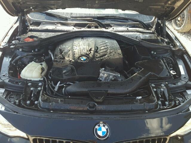 WBA3R1C58EK190610 - 2014 BMW 435 I BLACK photo 7