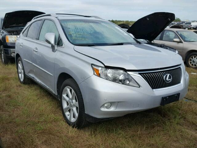 2T2ZK1BA8CC069604 - 2012 LEXUS RX SILVER photo 1