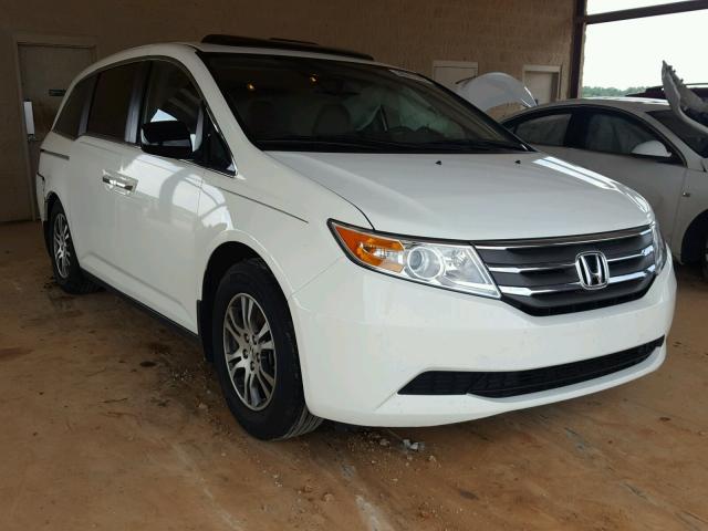 5FNRL5H6XDB090592 - 2013 HONDA ODYSSEY EX WHITE photo 1