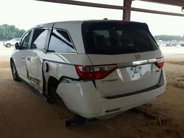 5FNRL5H6XDB090592 - 2013 HONDA ODYSSEY EX WHITE photo 3
