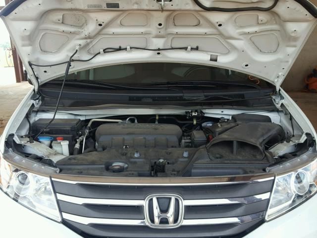5FNRL5H6XDB090592 - 2013 HONDA ODYSSEY EX WHITE photo 7