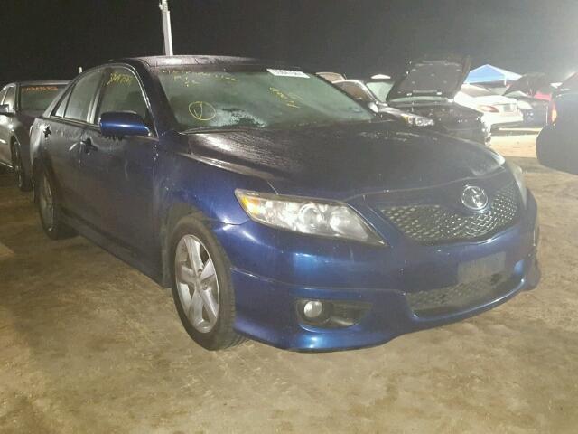 4T1BF3EK4AU555655 - 2010 TOYOTA CAMRY BASE BLUE photo 1