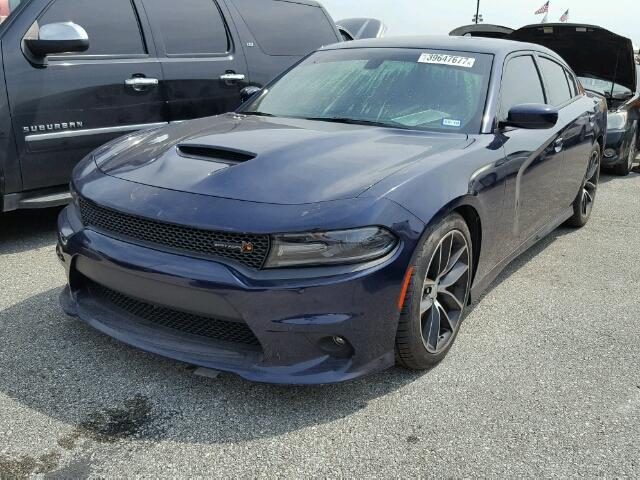 2C3CDXGJ0GH318753 - 2016 DODGE CHARGER R/ BLUE photo 2