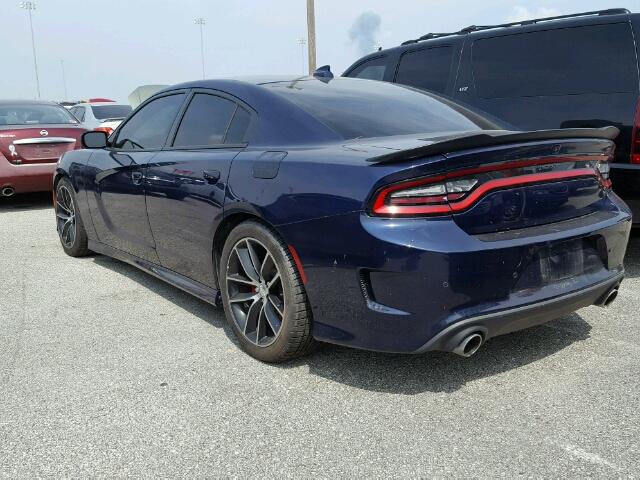 2C3CDXGJ0GH318753 - 2016 DODGE CHARGER R/ BLUE photo 3